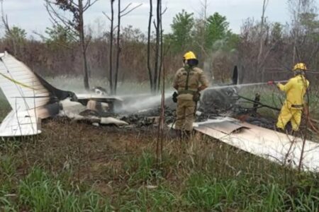 FAB intercepta avião que entrou irregularmente em território nacional