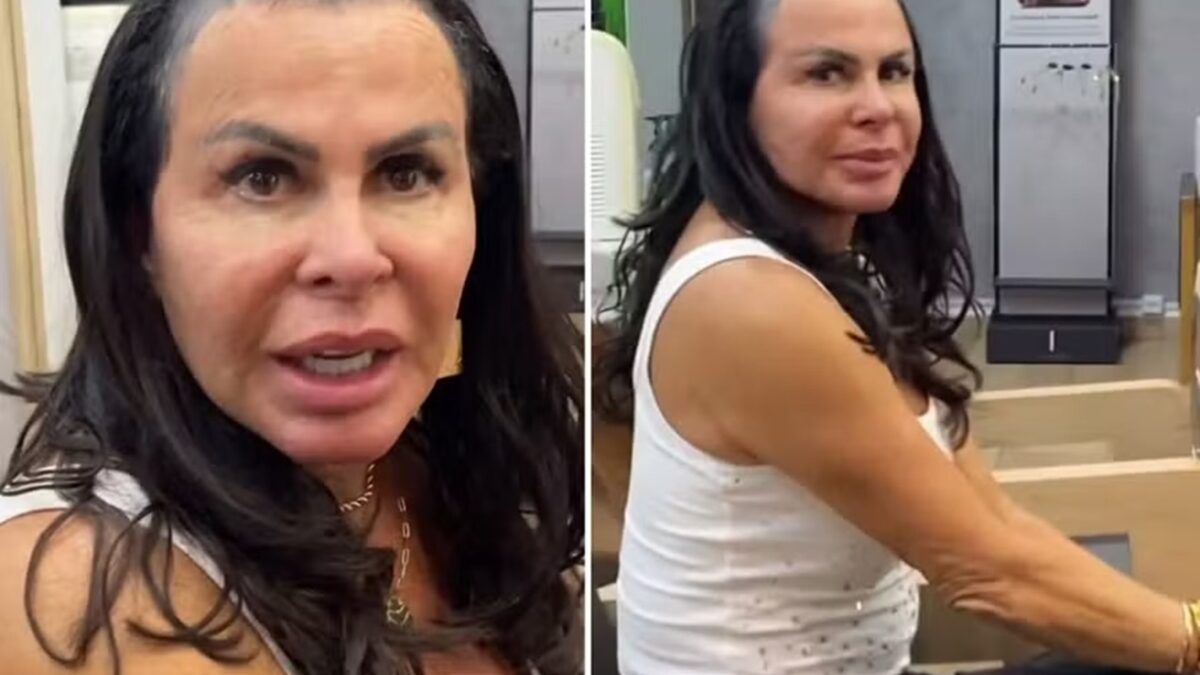 Gretchen surge sem prótese capilar: 'Perdi todo o cabelo' Aos 65 anos, a ex-Fazenda explica o motivo das falhas no cabelo