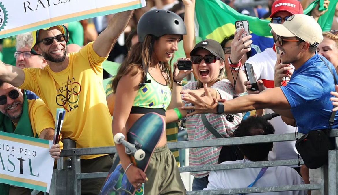 Rayssa Leal durante Paris 2024