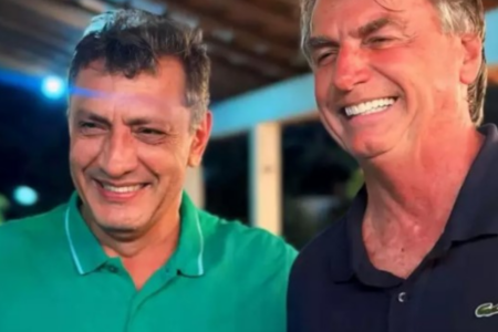 Bolsonaro e Chico Mendes (Foto: Reprodução)