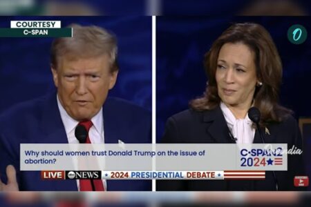 Donald Trump e Kamala Harris (Foto: Reprodução)