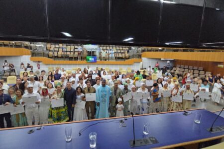 Sessão especial na Câmara Municipal de Goiânia (Foto: Divulgação)