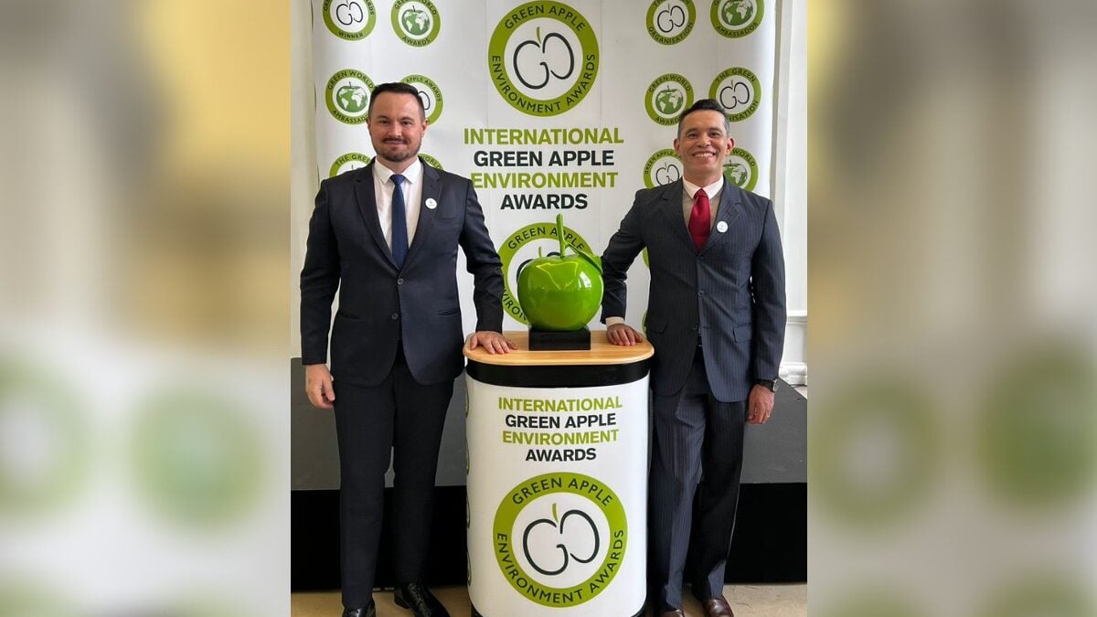 Representantes da Semad representam Juntos Pelo Araguaia em Londres (Foto: Semad)