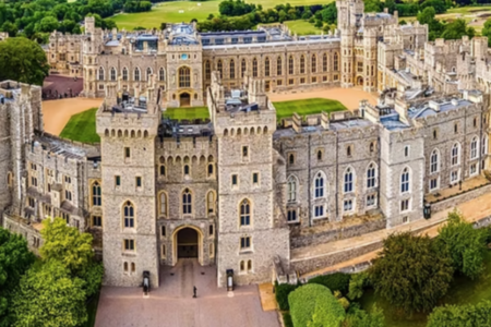 Castelo de Windsor, da família real britânica (Foto: Divulgação)