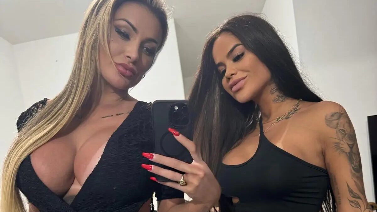 Andressa Urach grava pornô com esposa de Nego Di, Gabriela Sousa