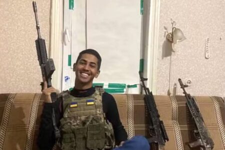 Brasileiro de 19 anos morre em combate na Ucrânia paraense Tiago Nunes era voluntário nas forças do país invadido no conflito contra a Rússia