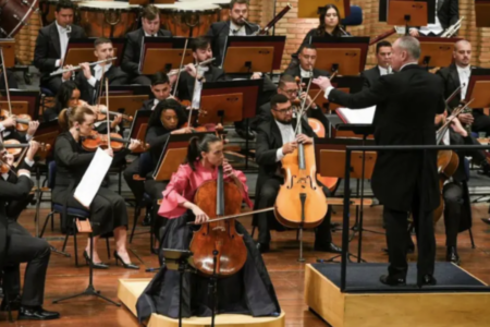 Orquestra Filarmônica de Goiás: concerto adaptado (Foto: Governo de Goiás)