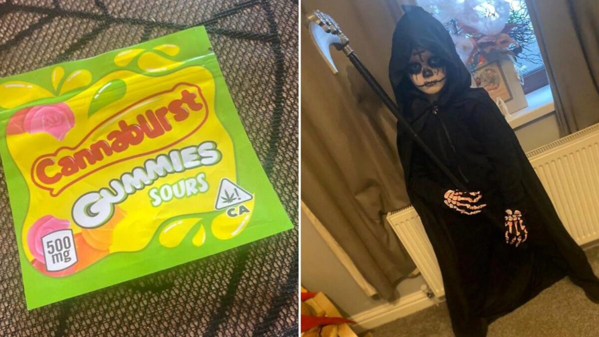 Criança ganha balas de maconha em brincadeira de doces ou travessura no Halloween Mãe recolheu o pacote e denunciou o caso à polícia