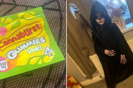 Criança ganha balas de maconha em brincadeira de doces ou travessura no Halloween Mãe recolheu o pacote e denunciou o caso à polícia