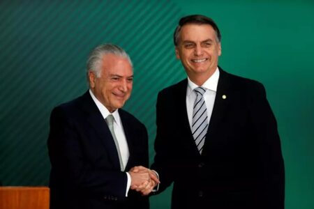 Temer diz que não será vice de Bolsonaro pois já saiu da vida pública "Já fiz o que tinha que fazer ao longo de 32 anos", disse