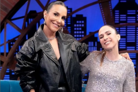 Tatá Werneck e Ivete Sangalo no Lady Night (Foto: Reprodução/Redes Sociais)