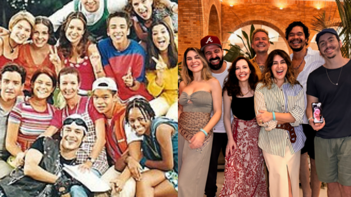 Elenco de 'Sandy & Junior' celebra 25 anos do seriado em resort na Bahia