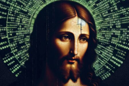 Igreja na Suíça usa inteligência artificial de Jesus Cristo para ouvir fiéis Holograma cumprimenta os fiéis com a frase a paz esteja com você