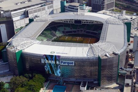 Estádio do Palmeiras, teve o nome "alterado" para Linkin Parque