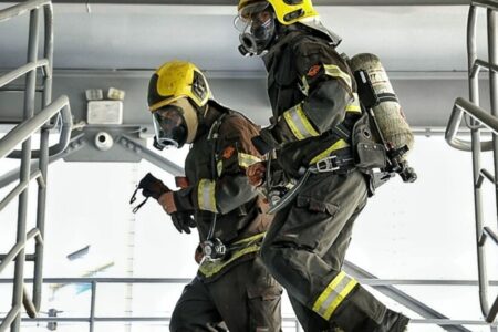 Simulação de incêndio mobiliza PRF, Corpo de Bombeiros e SMM no Setor Marista em Goiânia