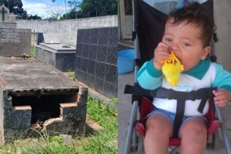 Mãe descobriu o crime no Dia de Finados, quando um parente foi visitar o túmulo Corpo de bebê é roubado de sepultura no Rio de Janeiro