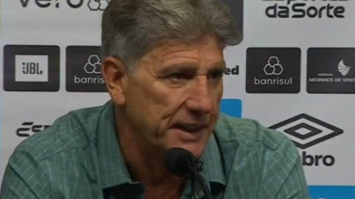 Renato Gaúcho, técnico do Grêmio (Foto: Reprodução)