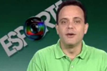 Fernando Vannucci na apresentação do Globo Esporte (Foto: Reprodução)