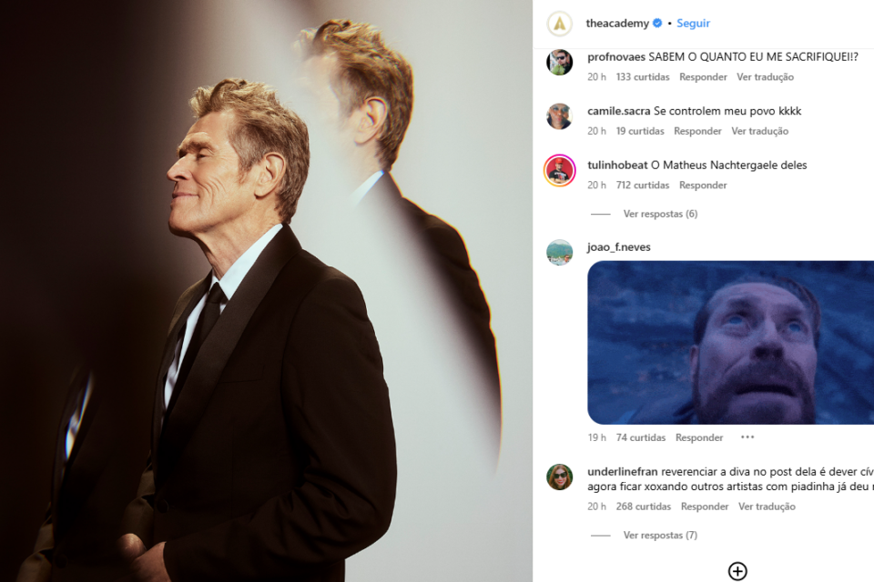 Willem Dafoe - Instagram Oscar 