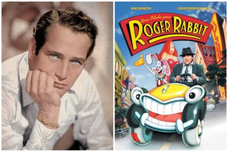 Paul Newman não tinha vontade de atuar com um desenho animado no clássico "Uma Cilada para Roger Rabbit" de 1988.