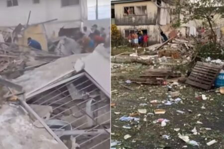 Explosão de botijão de gás causa desabamento de prédio e deixa três mortos em Maceió Estrondo teria acontecido por volta das 4h da manhã