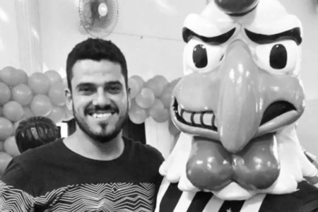 Torcedor do Atlético que morreu de infarto, Rafael Candian (Foto: Reprodução)