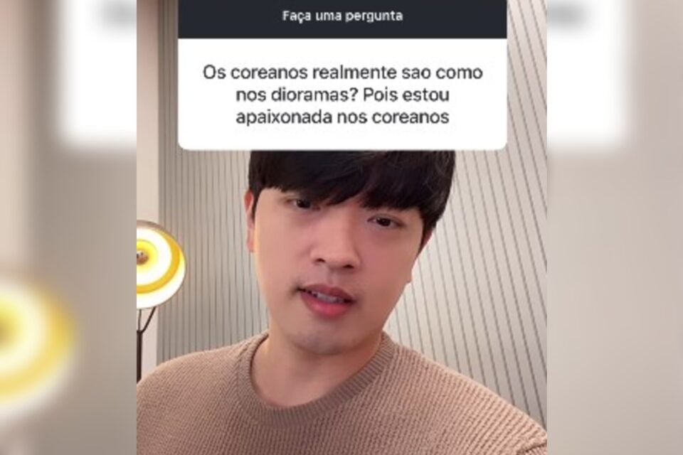 Kevin Lee, professor de coreano que faz sucesso nas redes (Foto: Reprodução)