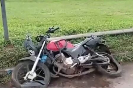 Caminhoneiro embriagado atropela e mata motociclista de aplicativo e garupa em Aparecida de Goiânia