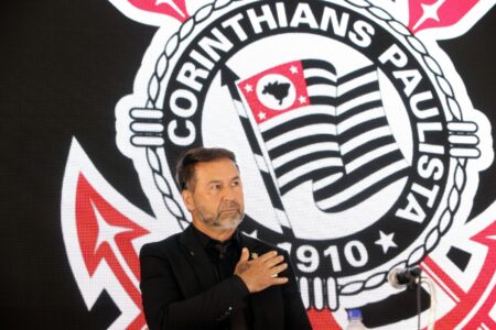 Augusto Melo, presidente do Corinthians