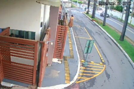 Vídeo mostra momento do acidente que envolveu dois carros na Marechal Rondon