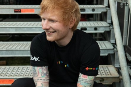 Ed Sheeran: show no Butão (Foto: Instagram)