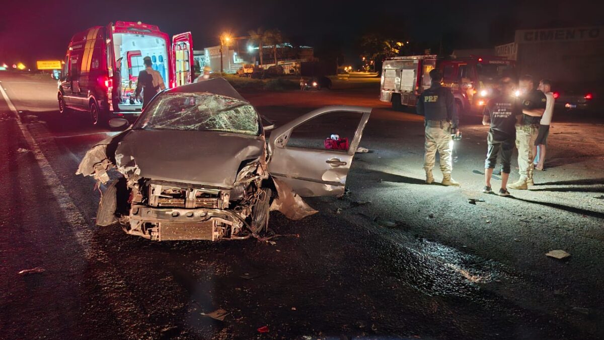 Imagens do local do acidente