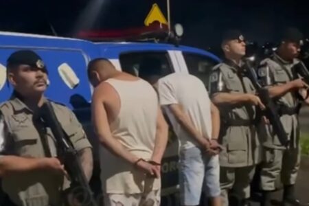 Primos são presos em Goianira suspeitos de roubo à panificadora, em Goiânia
