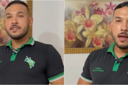 "Puxaram a pistola", disse Diolan Rocha Influencer preso no DF após espancar mulher dentro de carro diz que caso foi distorcido por militares