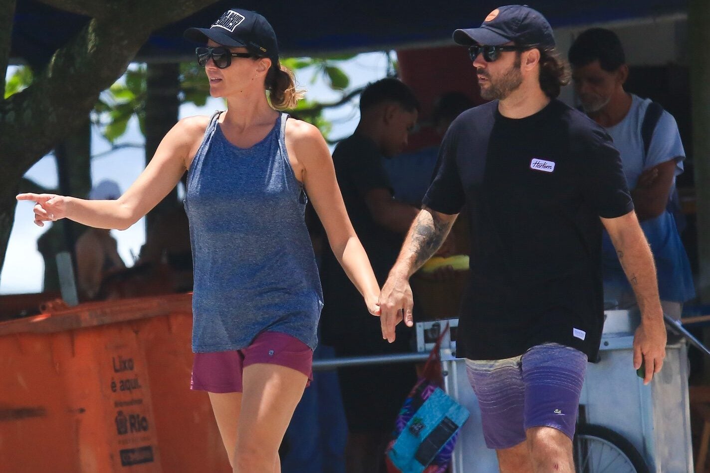 Ellen Jabour e o namorado Jonathan Dörr (Foto: AgNews)