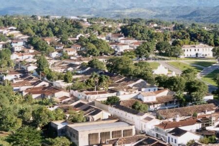 Imagem área da cidade de Goiás