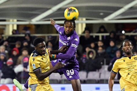 Lance da partida entre Fiorentina e Udinese