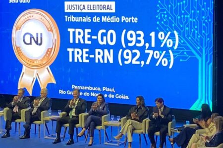 TRE-GO conquista o 1º lugar do Selo Ouro em prêmio do CNJ