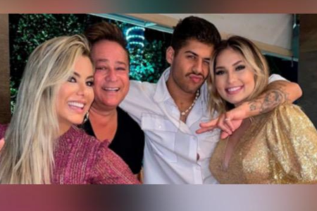 Virginia Fonseca, Poliana Rocha, Zé Felipe e Leonardo (Foto: Reprodução/Instagram)