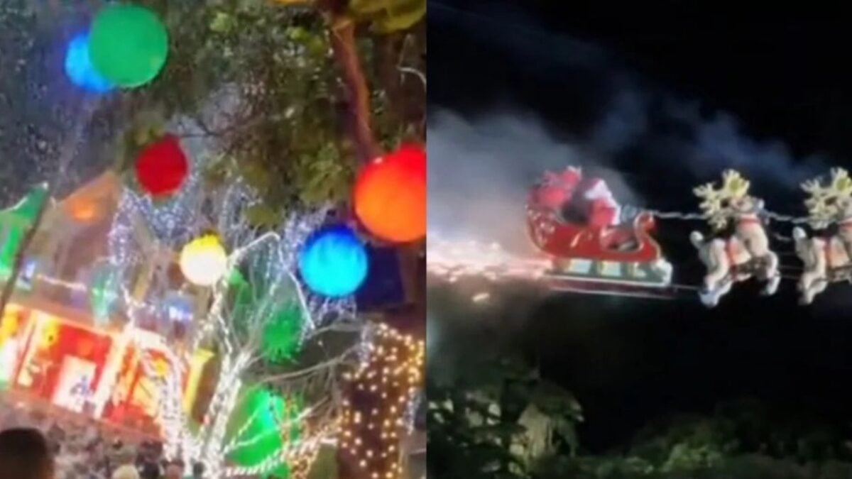 Vídeos em Mineiros e São Luís de Montes Belos Cidades de Goiás viralizam com decoração de natal: "Prefeito só não enfeitou as pessoas"