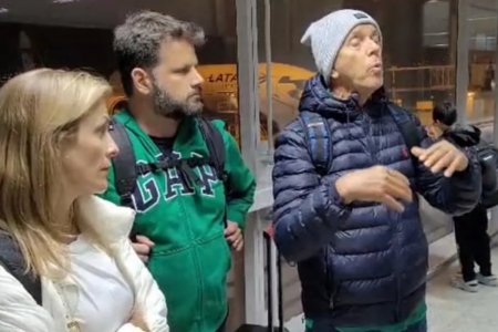 Andréia Mantovani, Alex Zanatta e Roberto Mantovani: agressões à família de Moraes (Foto: Reprodução)