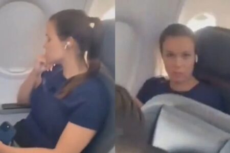 Jeniffer Castro, que negou lugar em avião, diz que está sem comer nem dormir há dias Passageira de voo diz que recebe enxurrada de haters