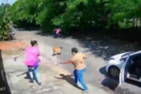 Jovem é perseguida com faca durante assalto no Residencial Santa Fé, em Goiânia