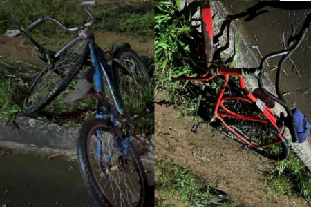 Crianças são atropeladas enquanto andavam de bicicleta em avenida de Caldas Novas