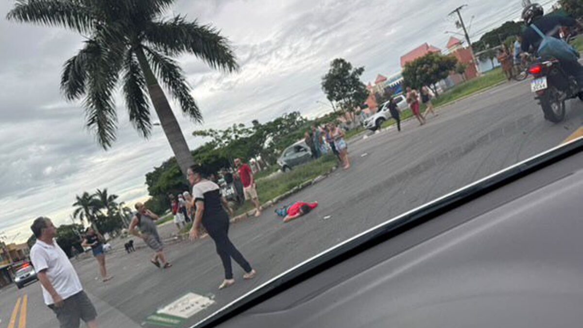 Homem tentou fugir de atiradores (Foto: Divulgação)