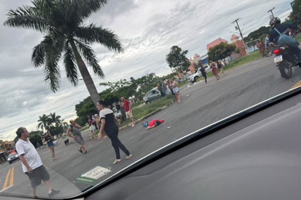 Homem tentou fugir de atiradores (Foto: Divulgação)