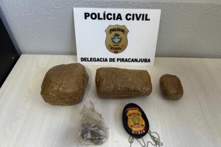 Homem é preso pela terceira vez por tráfico de drogas em Piracanjuba