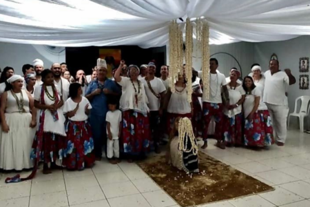 Comemoração de Natal (Foto: Arquivo Pessoal Iyalorisa Mariléia Lasprilla)