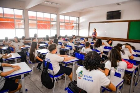 Professor em sala de aula