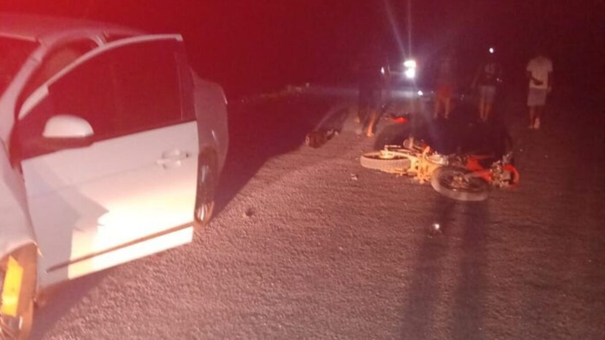 Imagens do local do acidente